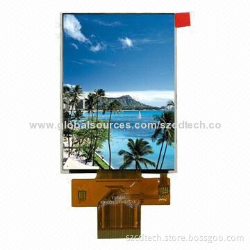 2.7-inch TFT LCD with 320 (Horizontal) x 240P (Vertical) Resolution, Normally White Display Mode